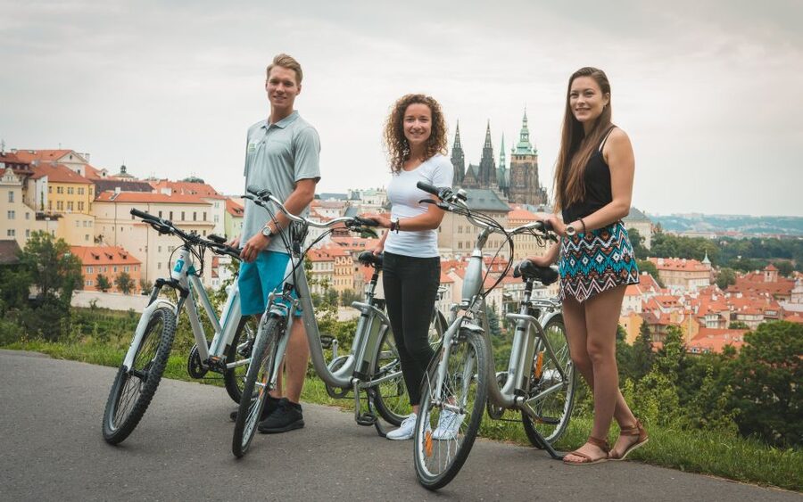Prague: Bike or E-Bike City Tour with A Local Guide - The Beer Garden Stop Near Queen Ann’s Summer Palace