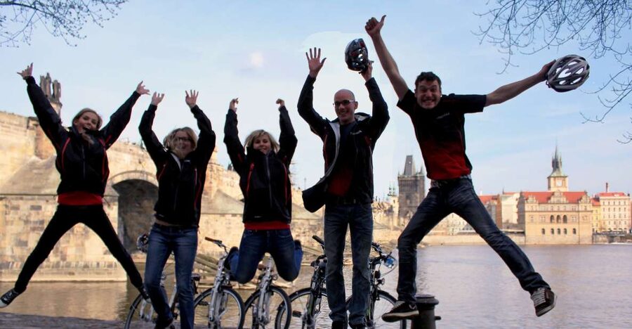 Prague: Bike or E-Bike City Tour with A Local Guide - Petřín Park and the Lennon Wall: Prague’s Human Side
