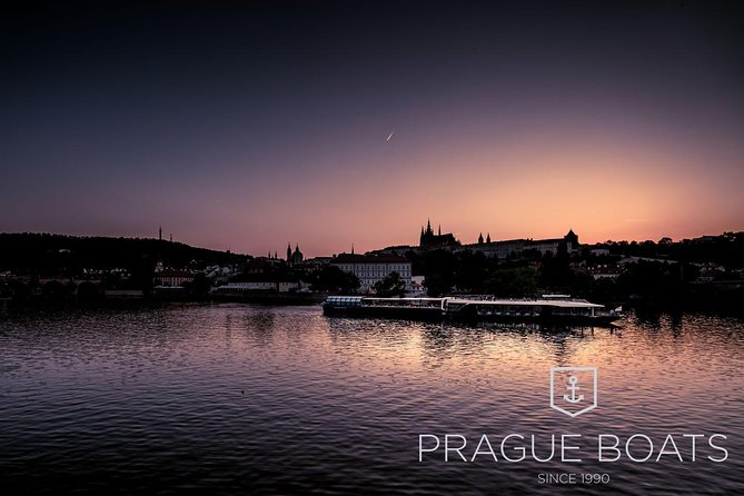 Prague Boats 3-hours Crystal Dinner Cruise - A 7:00 pm Prague dinner cruise with a glass roof