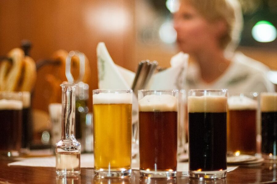 Prague: Brewery Tour with Unlimited Tastings - Stop 1: Your first mini-brewery tasting, where you learn to compare