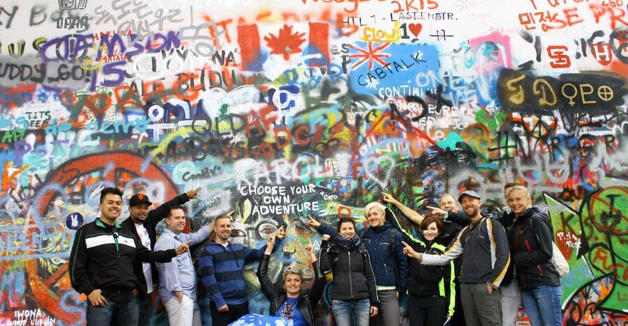 Prague Castle and Charles Bridge Private Walking Tour - John Lennon’s Wall Hand Print: The Quirky Stop That Feels Human