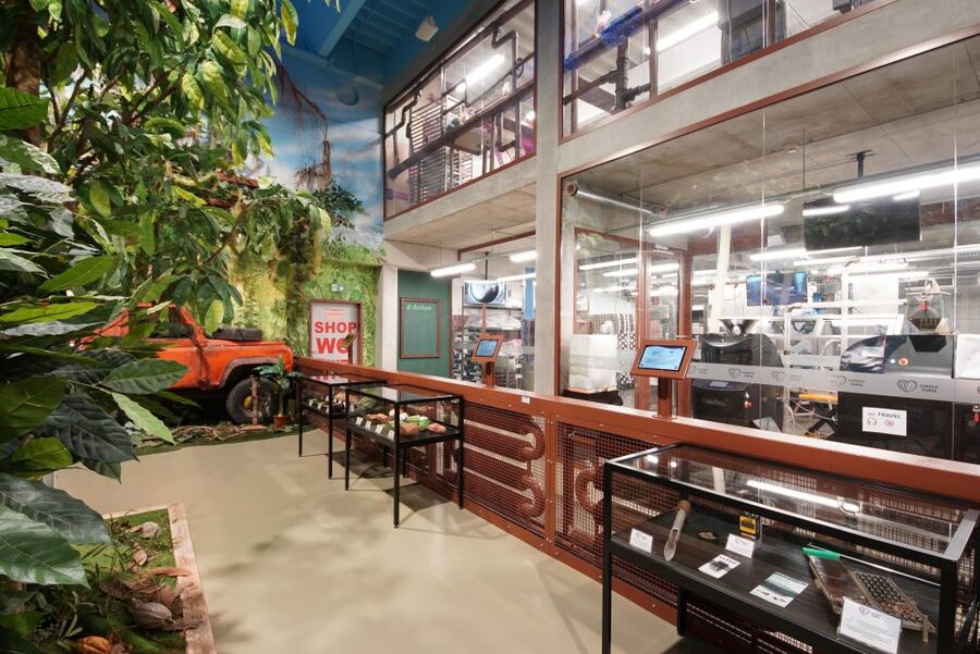 Prague: Chocotopia Chocolate Factory Tour Ticket + Workshop - The chocolate shop and café stop, where the tour turns into a take-home splurge