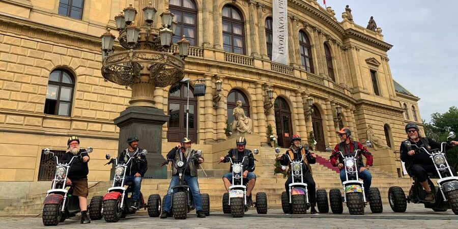 Prague: City Highlights Guided Electric Trike Tour - Letná Park and Petrin Hill, the city looks bigger from above