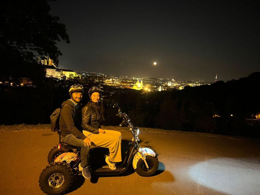 Prague City sightseeing in Night Trike Tour - Strahov Monastery, Lennon Wall, and the Story-Driven Stops