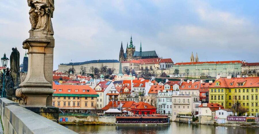 Prague: City Tour - Van Orientation Stops: Dancing House, Lesser Town, and More