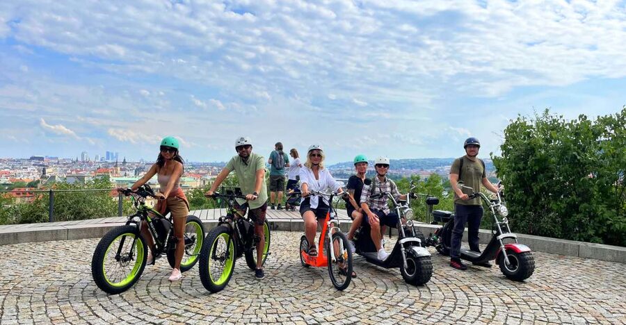 Prague: City Viewpoints Tour by Electric Fat Bike - eBike vs eScooter vs trike: pick the comfort first
