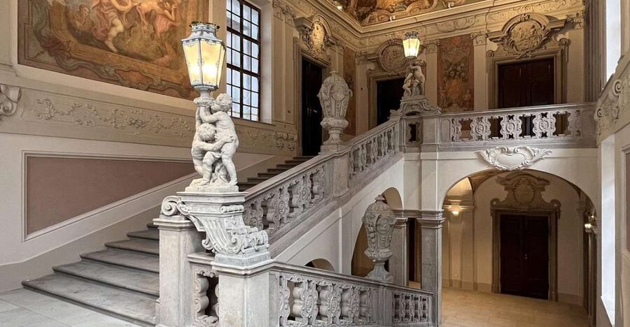 Prague: Clam-Gallas Palace Entry Ticket with Audio Guide - Entering and getting your audio guide working fast