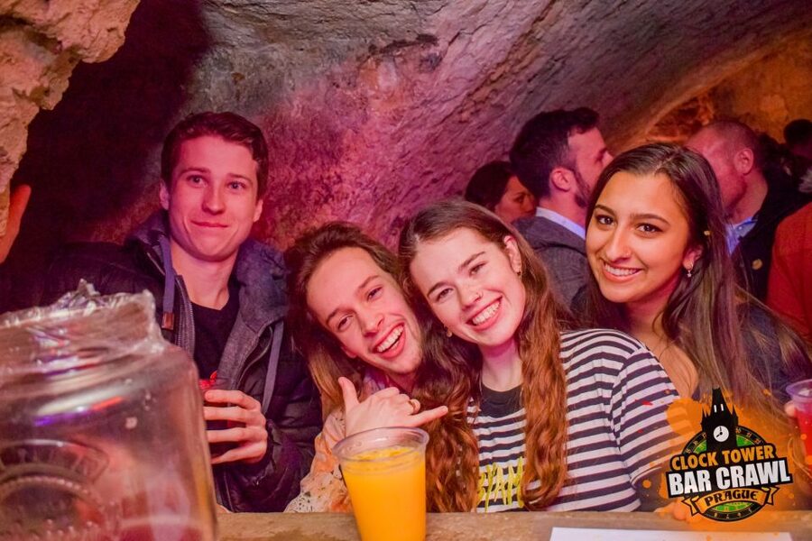 Prague: Clock Tower Bar Crawl with Drinks and Shots - Welcome shots, drinking games, and what happens after the second one