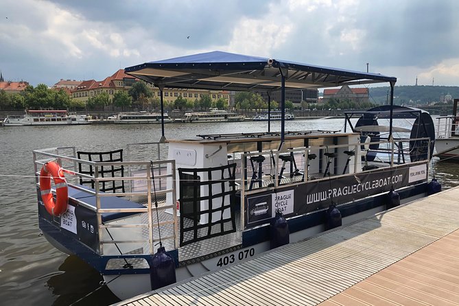 Prague Cycle Boat - The Swimming Beer Bike - Charles Bridge From the Water, Without the Walking Bottleneck