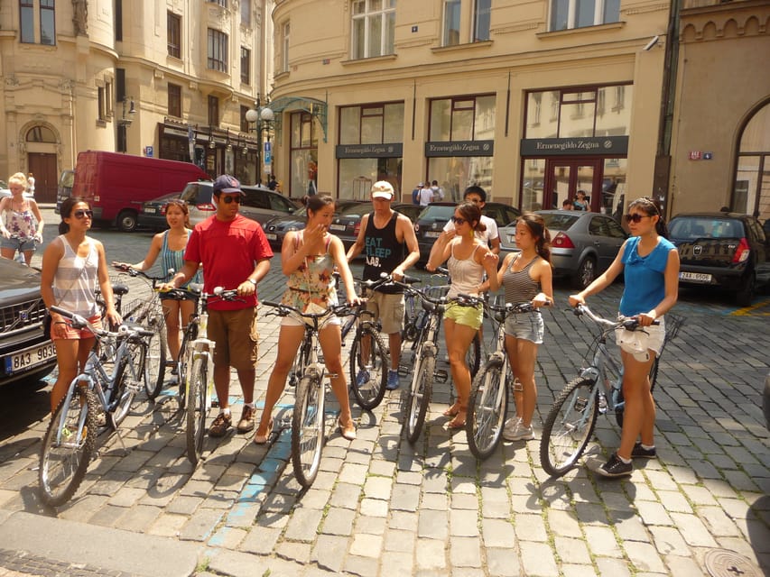 Prague E-Bike City Ride tour : 2hrs - The Beer Hall Stop: Fun Culture, Not Included Food