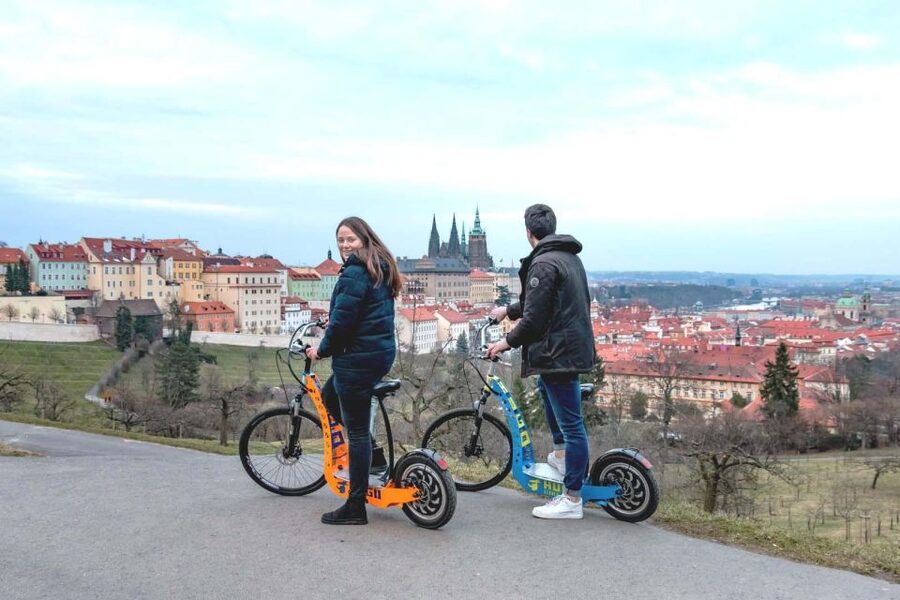 Prague: E-Bike/E-Scooter Viewpoint Tour - Jewish Quarter Highlights: Rudolfinum and Saint Agnes by the River