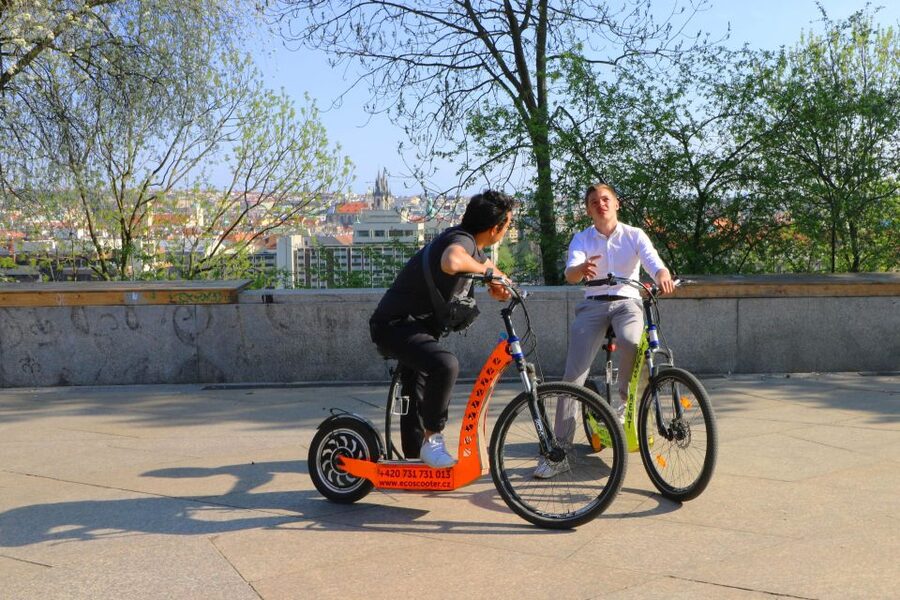 Prague: E-Bike/E-Scooter Viewpoint Tour - E-Bike vs E-Scooter: Pick the Feeling You Want