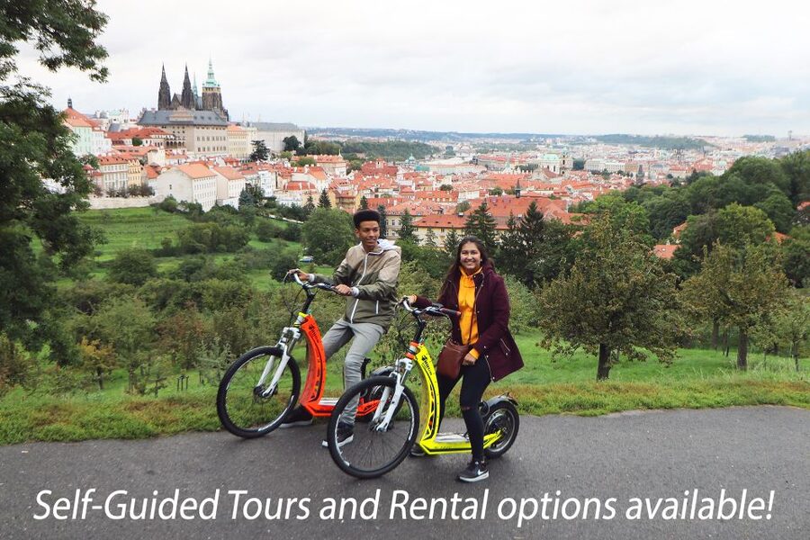 Prague: E-Bike/E-Scooter Viewpoint Tour - Lennon Wall and Lesser Town Stops: Where the Photos Pay Off