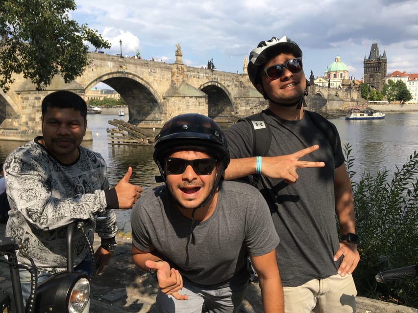Prague Electric Scooter and eBike Grand Tour - Family-friendly and team-building friendly, how the group size really helps