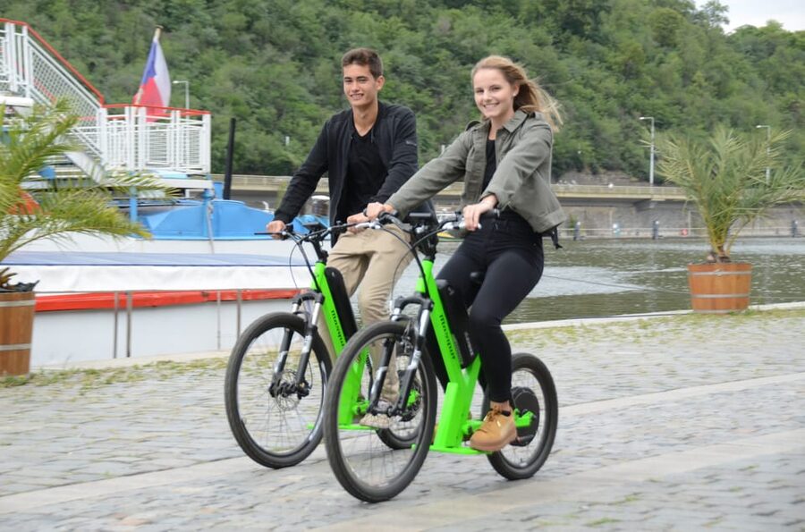 Prague Electric Scooter and eBike Grand Tour - Lennon Wall and Lesser Town, the stretch that sets the tone