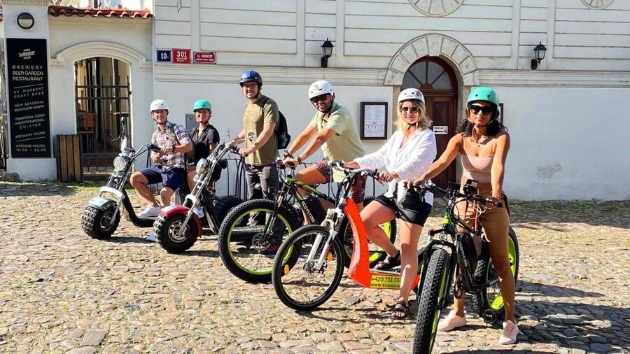 Prague: Electric Scooter & Cruiser Fat eBike Rental - Self-Guided Freedom in Prague: Using the Guide Map Like a Local