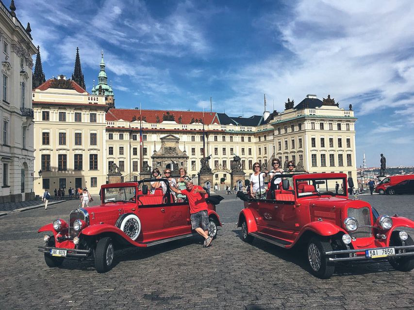 Prague: Fairytale Karlstejn Castle in Retro-Style Car - Live commentary in a private group, and why the guide matters