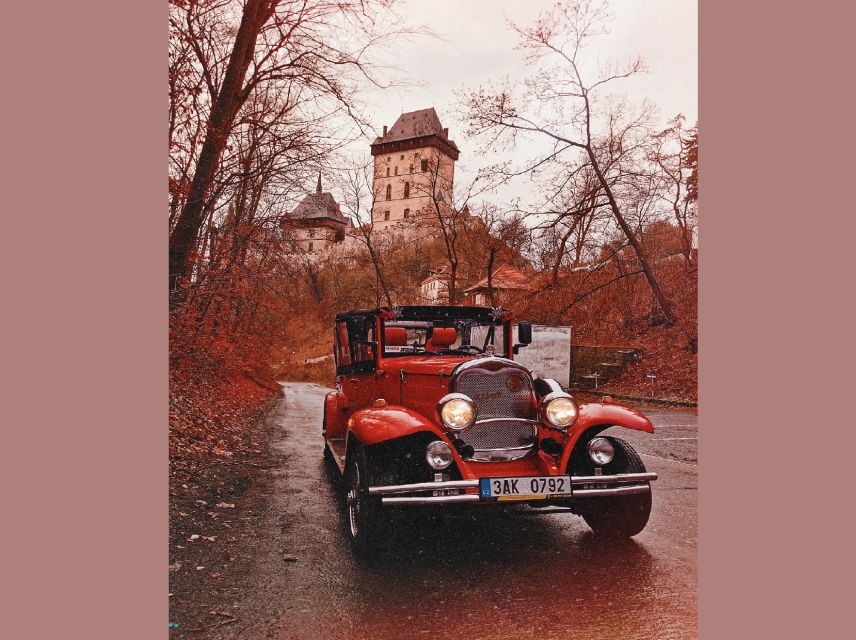 Prague: Fairytale Karlstejn Castle in Retro-Style Car - Price and value: how $665 per group up to 5 really adds up