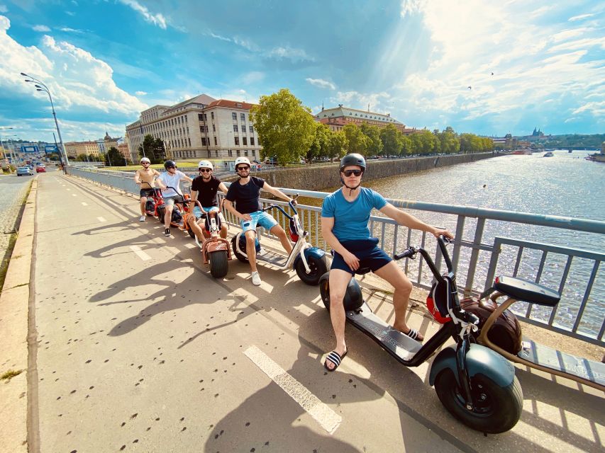 Prague: Fat Tire E-Scooter Guided Tour - Prague Castle and Strahov Monastery: hilltop time without the all-day hike