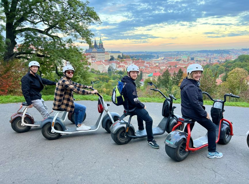 Prague: Fat Tire E-Scooter Guided Tour - What the ride feels like: cobblestones, speed control, and real comfort