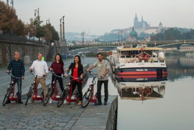 Prague Fat Tire or Regular Scooter City Tour