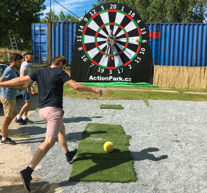 Prague : Giant Foot Darts and Giant Beer Pong Game - Logistics That Make It Easy: Private Group, Instructor Support, and Timing