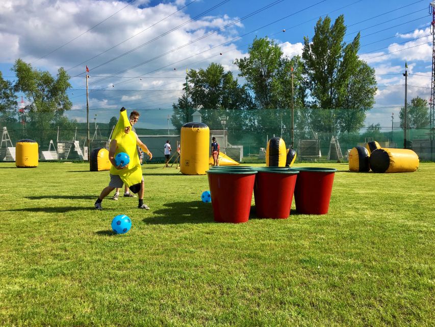 Prague : Giant Foot Darts and Giant Beer Pong Game - Welcome Drink and Safety Briefing: Why It Feels Organized