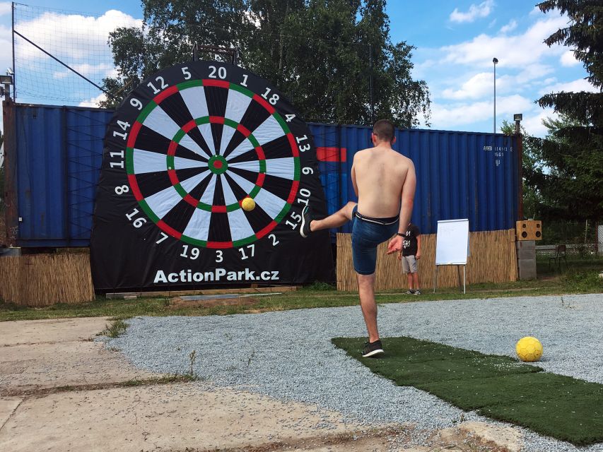 Prague : Giant Foot Darts and Giant Beer Pong Game - Option 1: Two Hours of Giant Foot Darts plus Giant Beer Pong