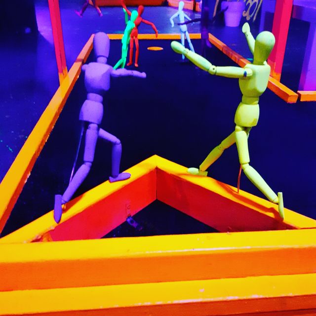 Prague: Glow Golf Mini Golf Game by UV Light - Glow Golf Under Black Light, Steps from Old Town Square