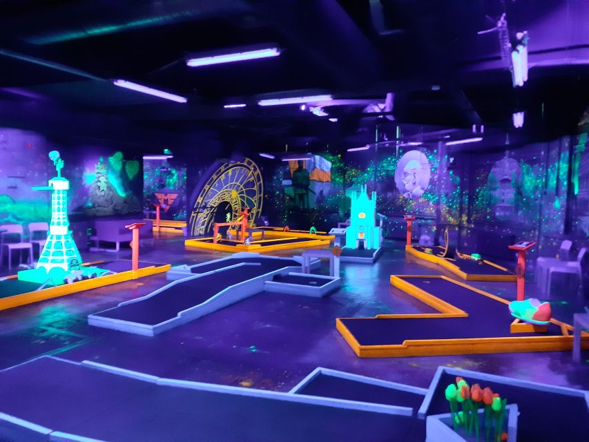 Prague: Glow Golf Mini Golf Game by UV Light - Your 18 Holes: What UV Mini Golf Feels Like