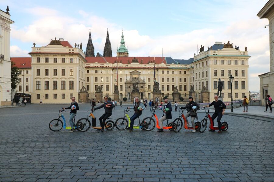 Prague: Grand e-Scooter Guided Tour - Strahov Monastery, 15th-century brewery, and views you can feel