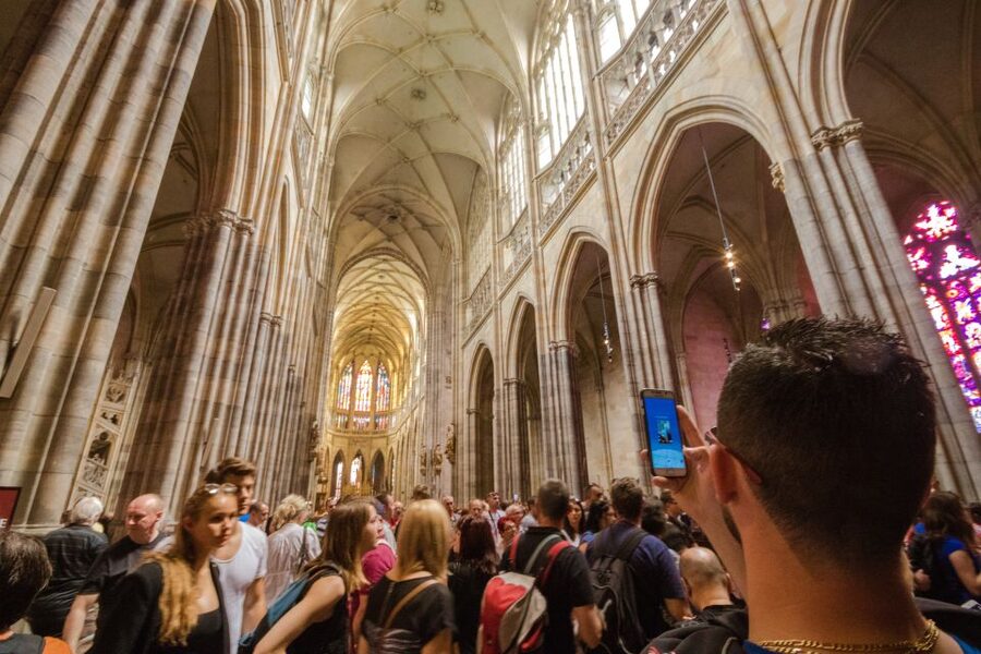 Prague: Guided Bus & Walking Tour with River Cruise & Lunch - Lunch on the Vltava: Glass-Roof Boat, Buffet Style, and Relaxing Views