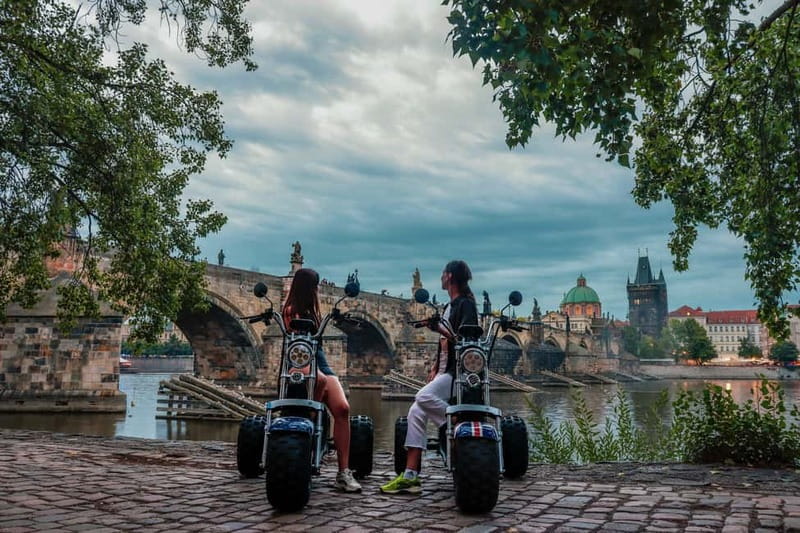Prague: Guided Sightseeing Tour by Electric Trike - Letná Park and the giant metronome, where the best photos usually happen