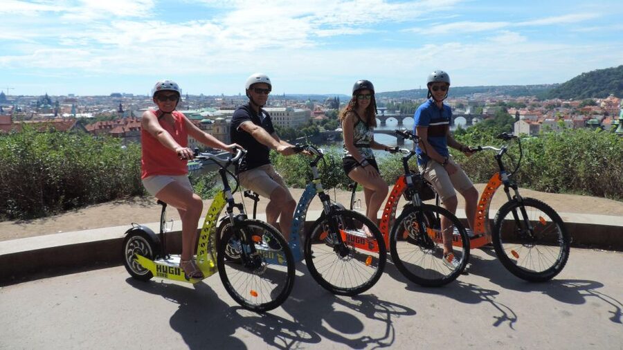 Prague: Half-Day Guided Tour by Segway and E-Scooter - Strahov Monastery beer tasting and the 15th-century angle