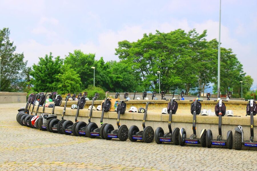 Prague: Half-Day Guided Tour by Segway and E-Scooter - Ending with the Jewish Quarter and Old Town loop, then back to the start