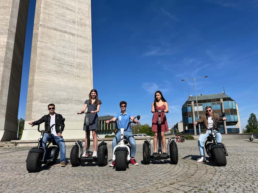 Prague Highlights: Segway & E-Scooter Tour with Taxi Pick-Up - Prague Castle and Strahov: going upward without the slog