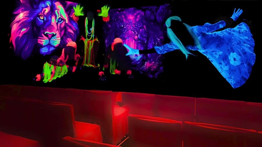 Prague: Images of Love Black Light Theatre Show - The story of love and its nightmares, how it unfolds without words
