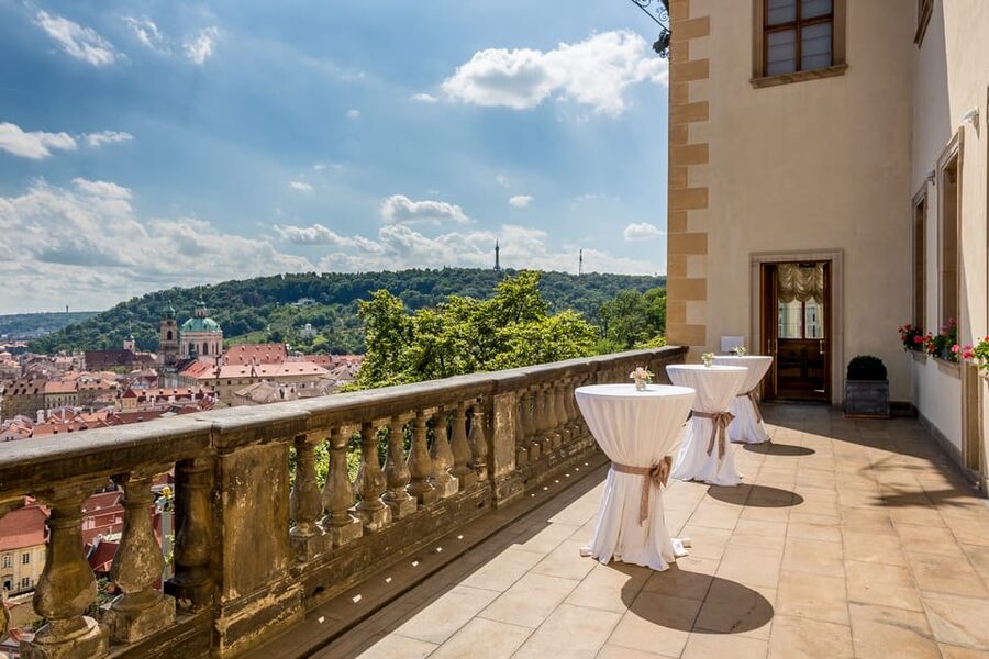 Prague: Lobkowicz Palace Ticket & Audio Guide - Prague Views and the Terrace Café Reset