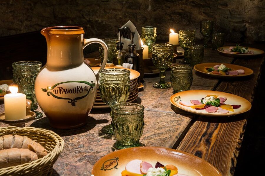 Prague: Medieval Dinner with Transfers - Inside the Medieval Cellar: Decor, Steps, and Seating Reality