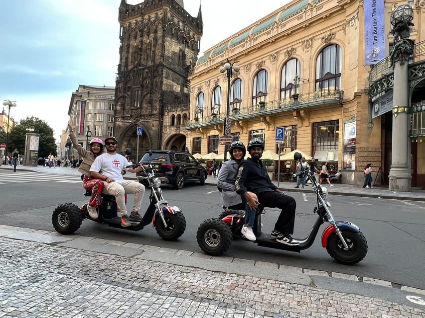 Prague Monastery & Panoramic Viewpoint Electric Trike Tour - Electric trikes, big sights, and a route that saves your legs