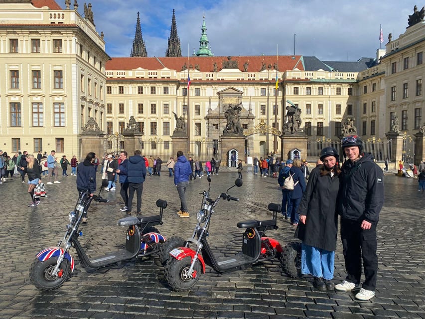 Prague Monastery & Panoramic Viewpoint Electric Trike Tour - Strahov Stadium and Petrin Hill: views and perspective without the slog