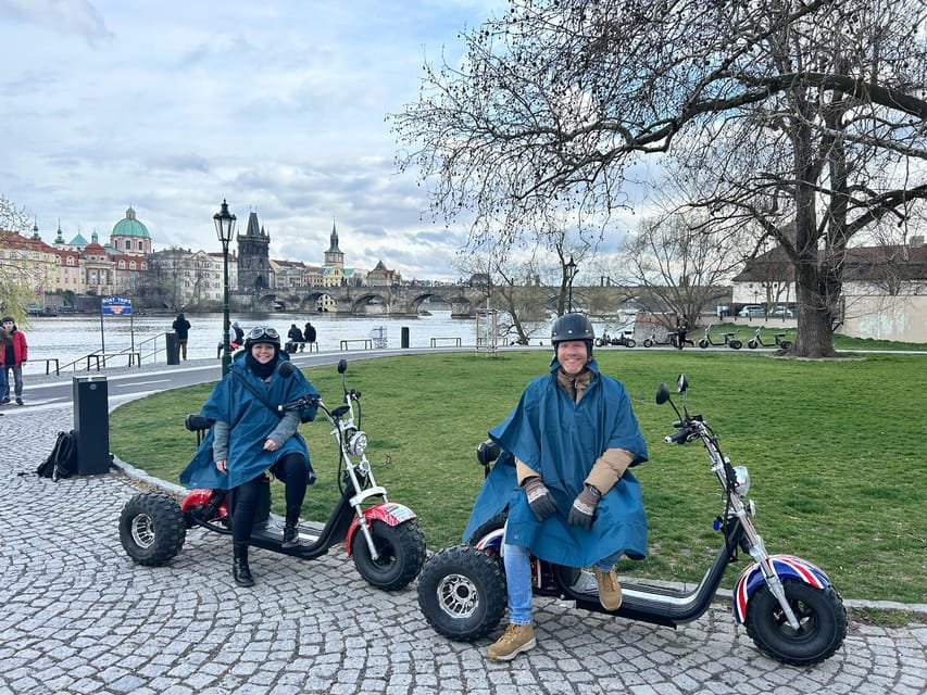 Prague Monastery & Panoramic Viewpoint Electric Trike Tour - John Lennon Wall to Kafka Museum, then Charles Bridge timing