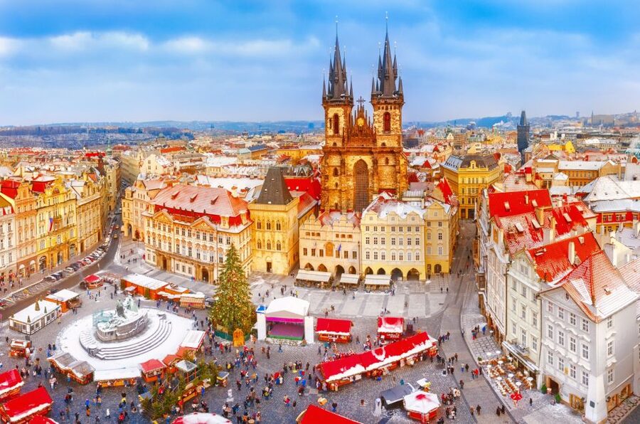 Prague: Old Town Highlights Private Guided Walking Tour - The 2-hour walk: Old Town Hall, Klementinum, Charles Bridge, and a clean finish