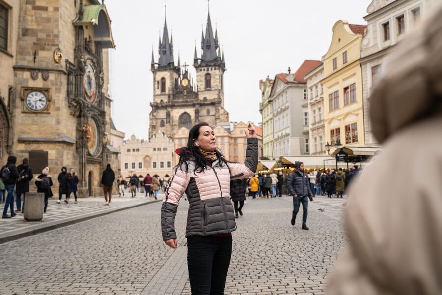 Prague: Old Town Private Walking Tour with Hotel Pickup - Powder Tower Through Old Town Square: The First Stretch Gets You Oriented Fast