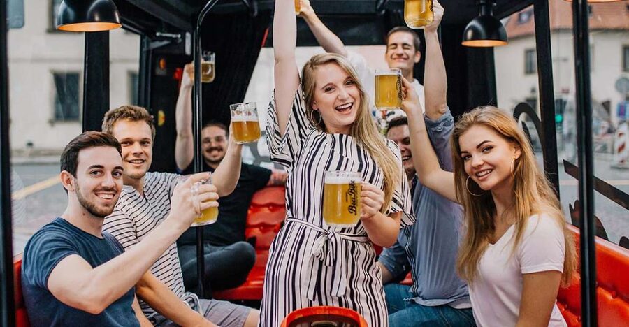 Prague: Party Beer Bus - Viewpoints and Break Time: Why the Small Stops Matter