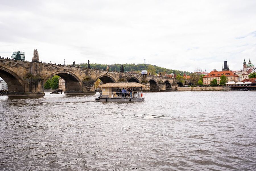 Prague: Party Tiki Boat Sightseeing Cruise with Drinks - Štvanice Island Views and Why the Second Half Matters