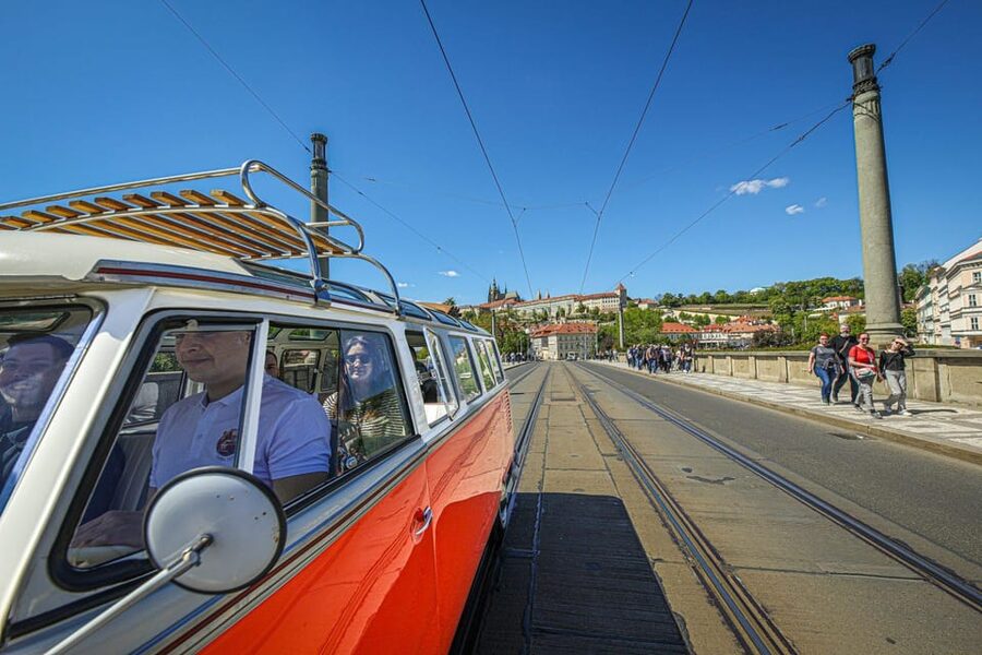 Prague: Private Sightseeing Tour in original VW Samba bus - Small drawbacks to consider, especially around audio and time windows