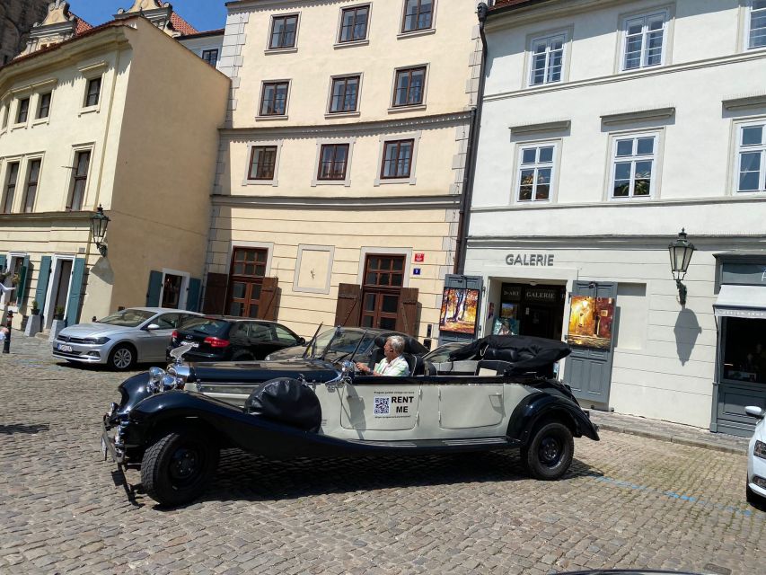 Prague: Private Tour by Vintage Car - From Kinsky Palace to the castle area, how the route builds momentum