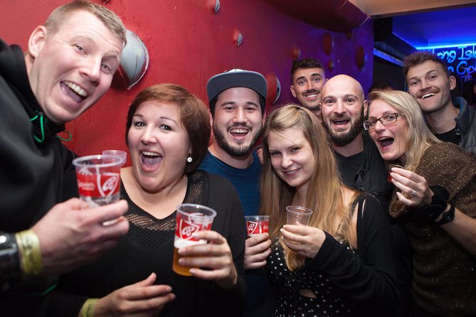 Prague Pub Crawl with Unlimited Drinks & 5 story club Entry - Stop 3: Karlovy Lazne, VIP Entry, and the Five-Floor Reality