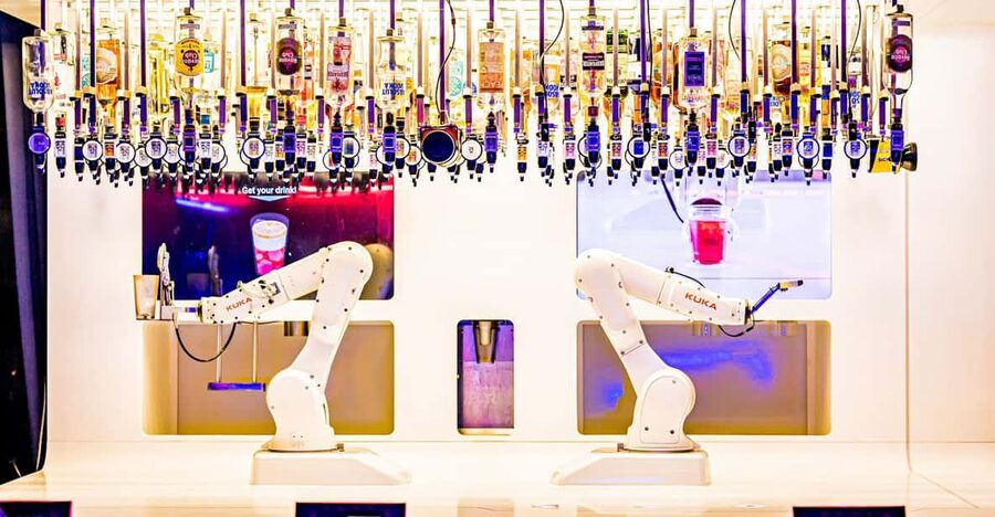 Prague: Robotic Bar Entry with a Drink Included - Finding the place near Charles Bridge, inside Karlovy Lazne